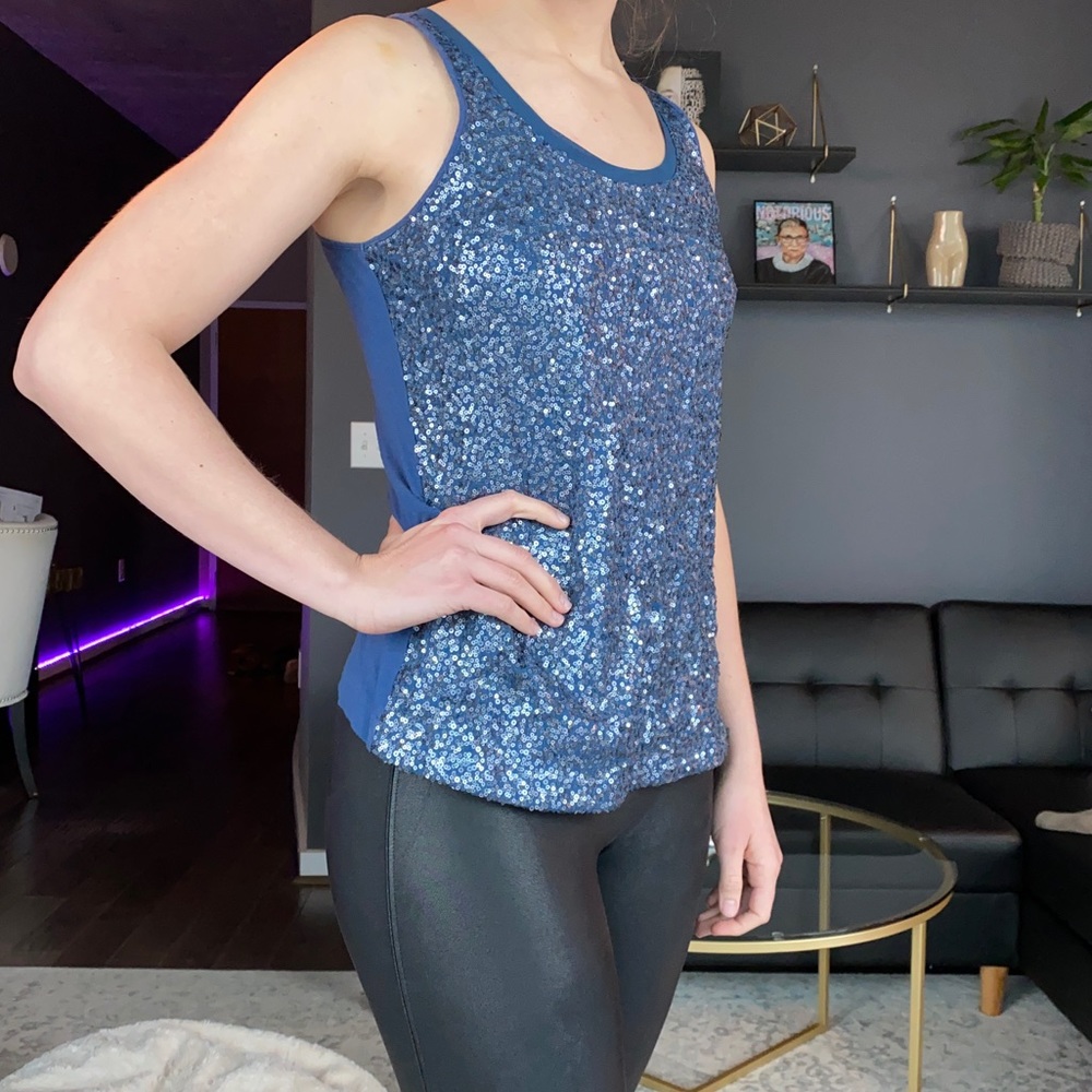 Express Sequin Tank Top